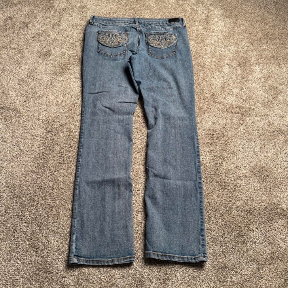 NATURAL REFLECTIONS EMBELLISHED POCKET DENIM